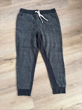 Zella Dark Charcoal Gray Sherpa Lounge Pants